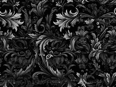 Seamless pattern Royal vintage Victorian Gothic background Rococo ...