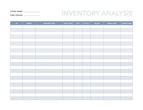 Excel Inventory Worksheet