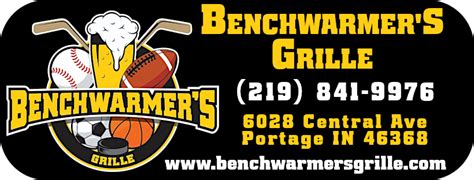 Menu - Benchwarmer's Grille