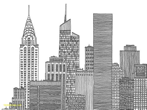 Nyc Skyline Line Drawing at PaintingValley.com | Explore collection of ...