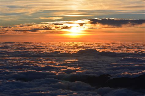 Sea Of Clouds Sunset Wallpaper,HD Nature Wallpapers,4k Wallpapers ...