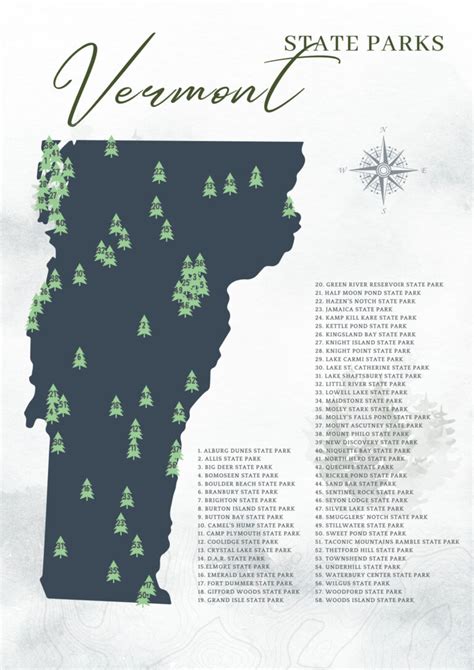 Vermont State Park Map: A Guide for Outdoor Enthusiasts