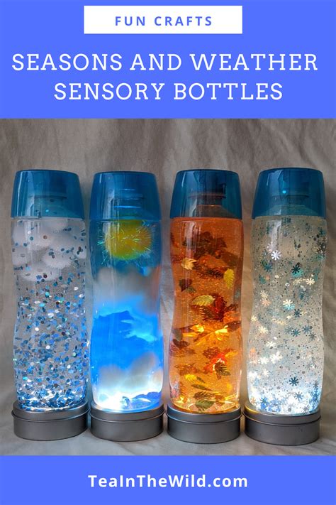 Seasons and Weather Sensory Bottles - Tea in the Wild Sensory Bottles ...