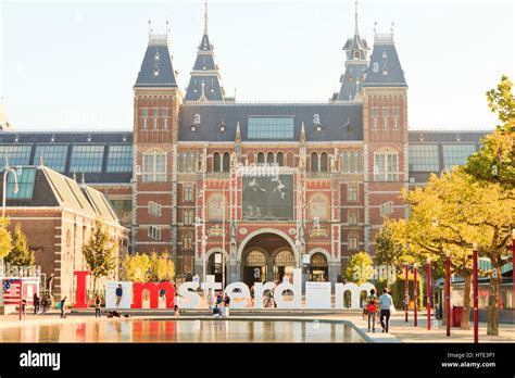 I Amsterdam, Museumplein, Amsterdam Stock Photo - Alamy