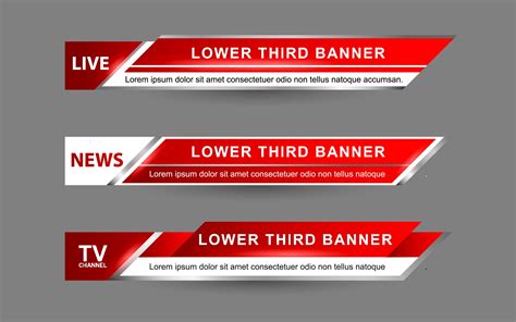 News Lower Thirds Template Design Graphic by Artmr · Creative Fabrica