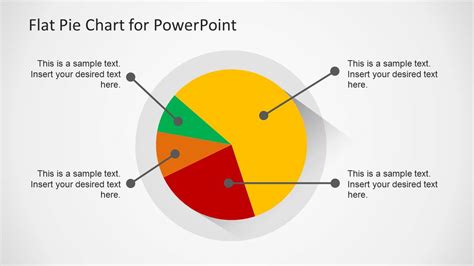 Flat Pie Chart Template for PowerPoint - SlideModel