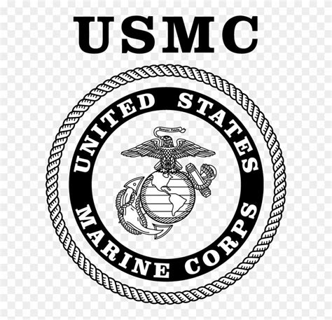 Download hd Marine Corps Logo - United States Marine Corps Logo Black ...