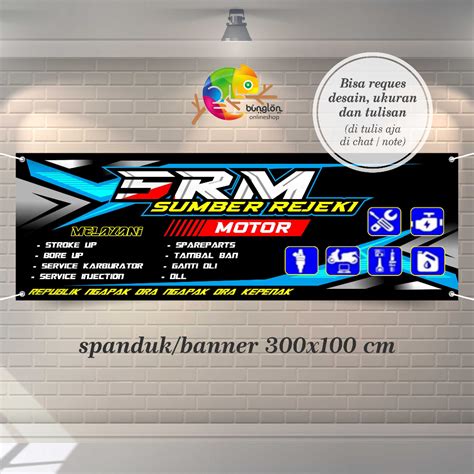 Jual Spanduk Bengkel Motor Racing, Spanduk Banner bengkel Motor Keren ...