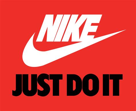 Red Nike Logo With Black Background