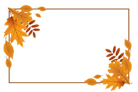 Free Autumn Borders Clipart Word