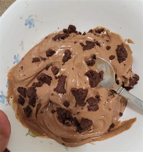 Chocolate ice cream + chocolate crumble! : r/PlantBasedDiet