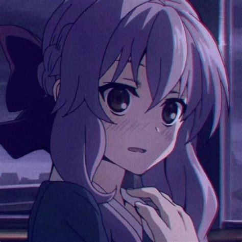 𝑨𝒏𝒊𝒎𝒆 𝑰𝒄𝒐𝒏𝒔 - Purple-Themed | Aesthetic anime, Anime, Pink wallpaper anime