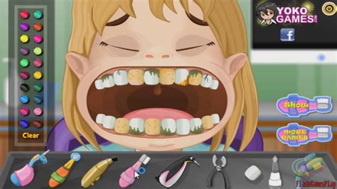 Dentist Games Online - Gross Teeth Cleaning Game - YouTube