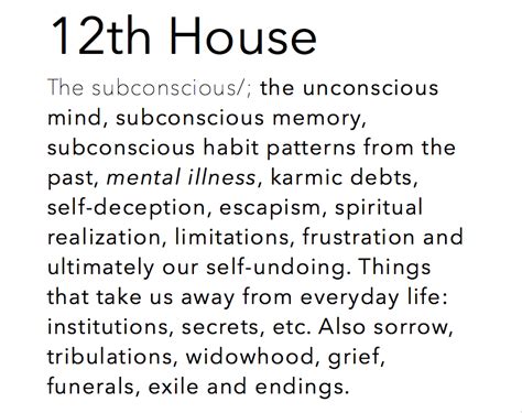 12th House Astrology - Astronlogia