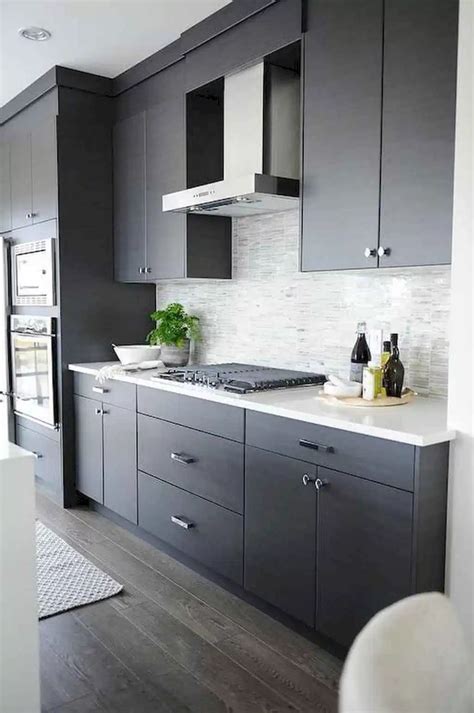 Gorgeous gray kitchen cabinet makeover ideas (18) - HomeSpecially ...