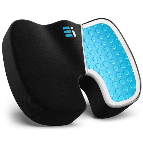 Gel Enhanced Memory Foam Orthopedic Seat Cushion: Lower Back Support ...