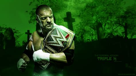 Triple H WWE Champion 2016 HD Wallpaper by DEEVVK on DeviantArt