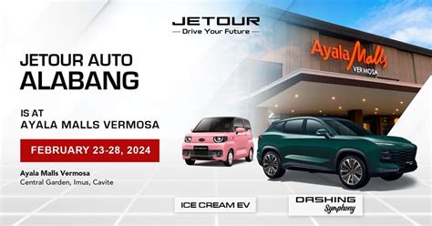 Ayala Malls Vermosa: JETOUR Dashing and Ice Cream EV Display., Ayala ...