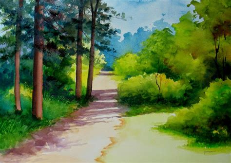 Pin by G Lofgren on watercolor | Watercolor landscape, Watercolor ...