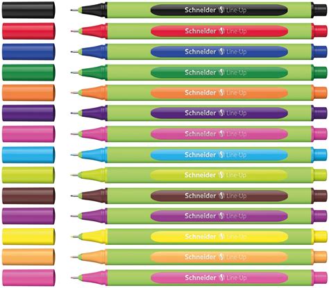 SCHNEIDER LINE-UP FINELINER - available in 14 brilliant colors; 0.4mm ...