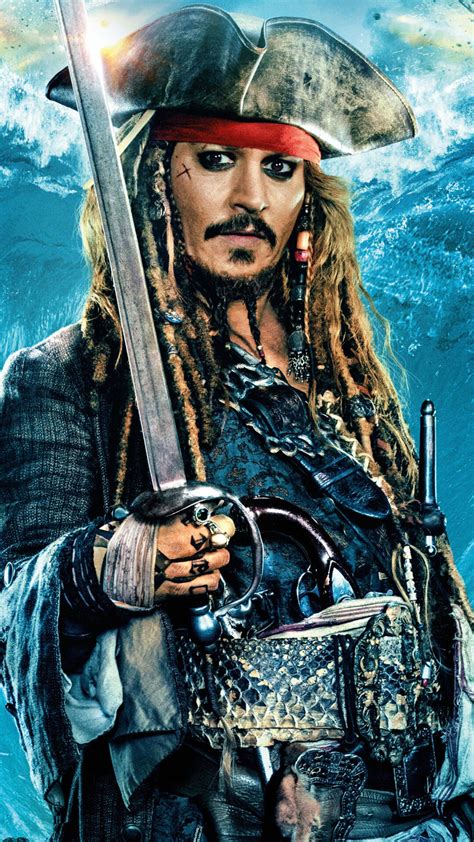 1080x1920 Jack Sparrow In Pirates Of The Caribbean Dead Men Tell No ...