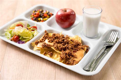 Beef And Cheese Nachos School Lunch