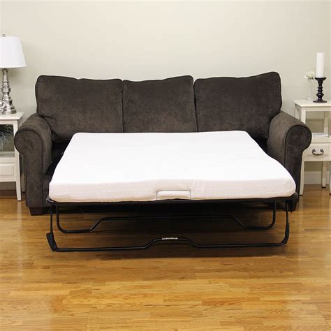 Classic Brands Memory Foam Replacement Sofa Bed 4.5-Inch Mattress ...