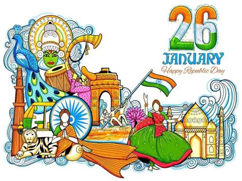 Republic Day OF India | Independence day drawing, India painting ...