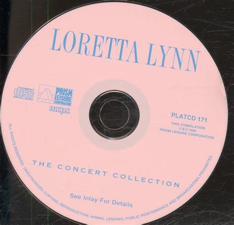 Loretta Lynn Concert Collection Loretta Lynn CD UK Prism Leisure 1996 ...