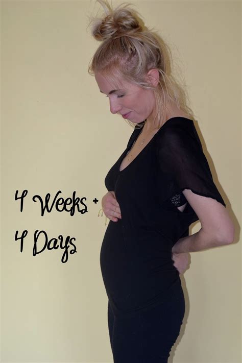 Bona Fide Blonde: 4 Weeks Pregnant