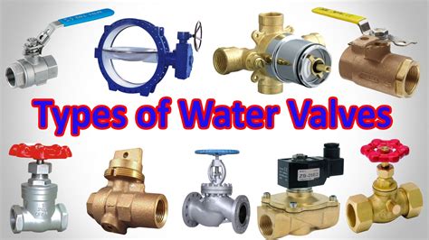 Types of Water Valves - Plumbing Valve Types