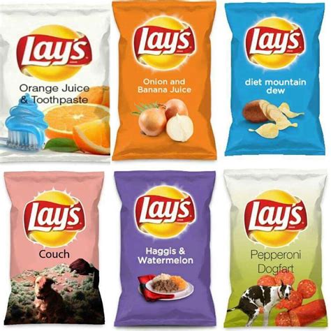 Terrible chip flavours. | Potato chip flavors, Lays chips flavors ...