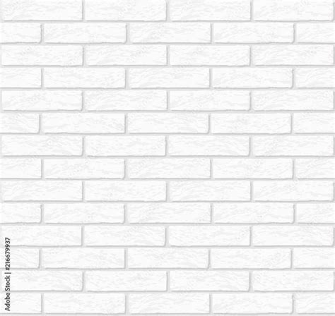 Seamless White Brick Wall