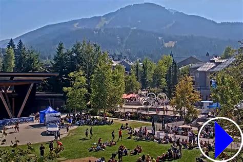 Whistler Olympic Plaza | Live Webcam | British Columbia | Canada