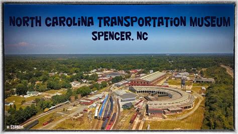 North Carolina Transportation Museum - Spencer, NC (Train Museum) (DJI ...