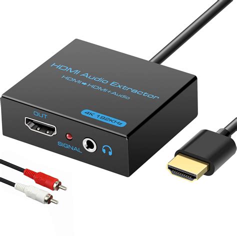 satisfaction guarantee SPDIF + 3.5 mm Stereo Audio 4K HDMI Audio ...