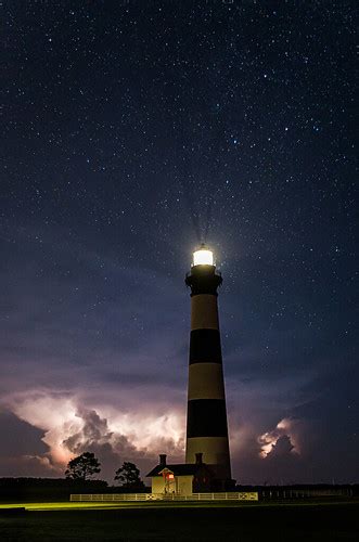 Storms and clear sky | Lightning was flashing over the ocean… | Flickr