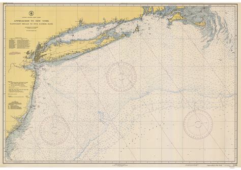 Old Nautical Charts - Eastern Shoreline