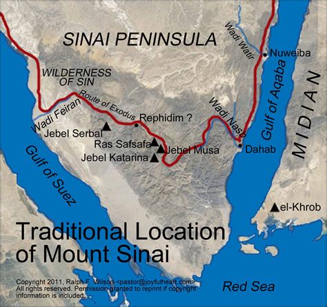 Appendix 2. The Route of the Exodus. Moses Bible Study