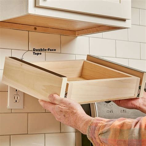 How To Build a Simple Under-Cabinet Drawer for More Kitchen Storage ...