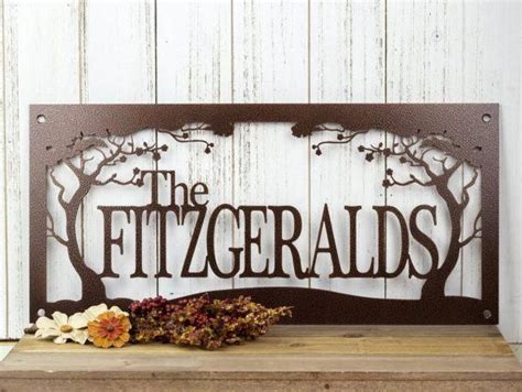 Family Name Metal Sign Custom Family Name Metal Wall Art - Etsy ...