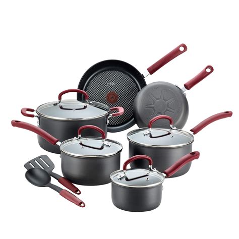 Buy T-fall Ultimate Hard Anodized Dishwasher Safe Nonstick Cookware Set ...