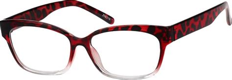 Red Cat-Eye Eyeglasses #2063 | Zenni Optical Eyeglasses