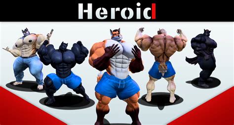 Heroid VRChat Avatar Base » VRModels - 3D Models for VR / AR and CG ...