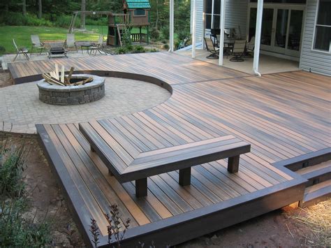 How To Build A Fire Pit In A Wood Deck - Encycloall