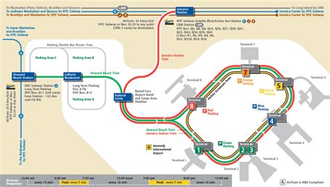 Transit Maps: Official Map: JFK Airport AirTrain Map, New York, 2011