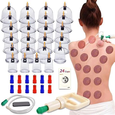 32-Schr-pfen-Therapie-Set-Vakuum-Schr-pfen-Tasse-K-rper-massage-ger-t ...