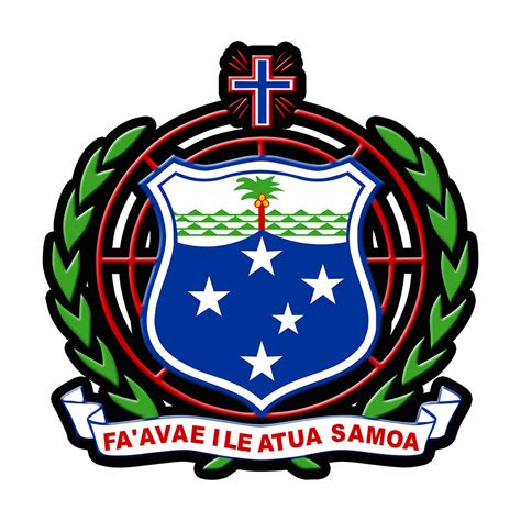 SAMOA COAT OF ARMS DECAL Size apr 80 mm by80 mm | eBay