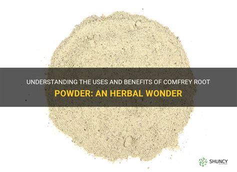 Understanding The Uses And Benefits Of Comfrey Root Powder: An Herbal ...