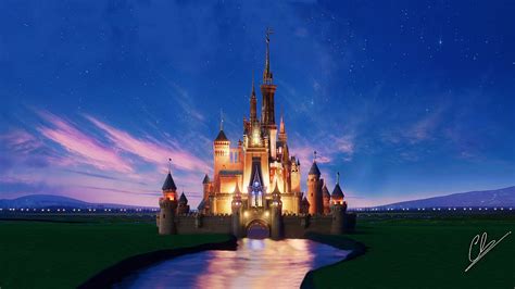 Walt Disney Castle Art